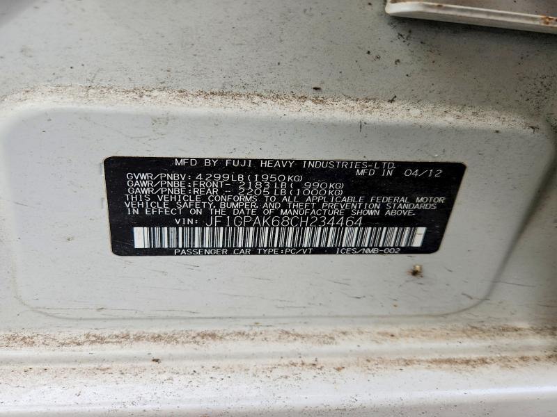 2012 Subaru Impreza Limited