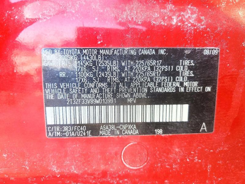 2009 Toyota Rav4 Base
