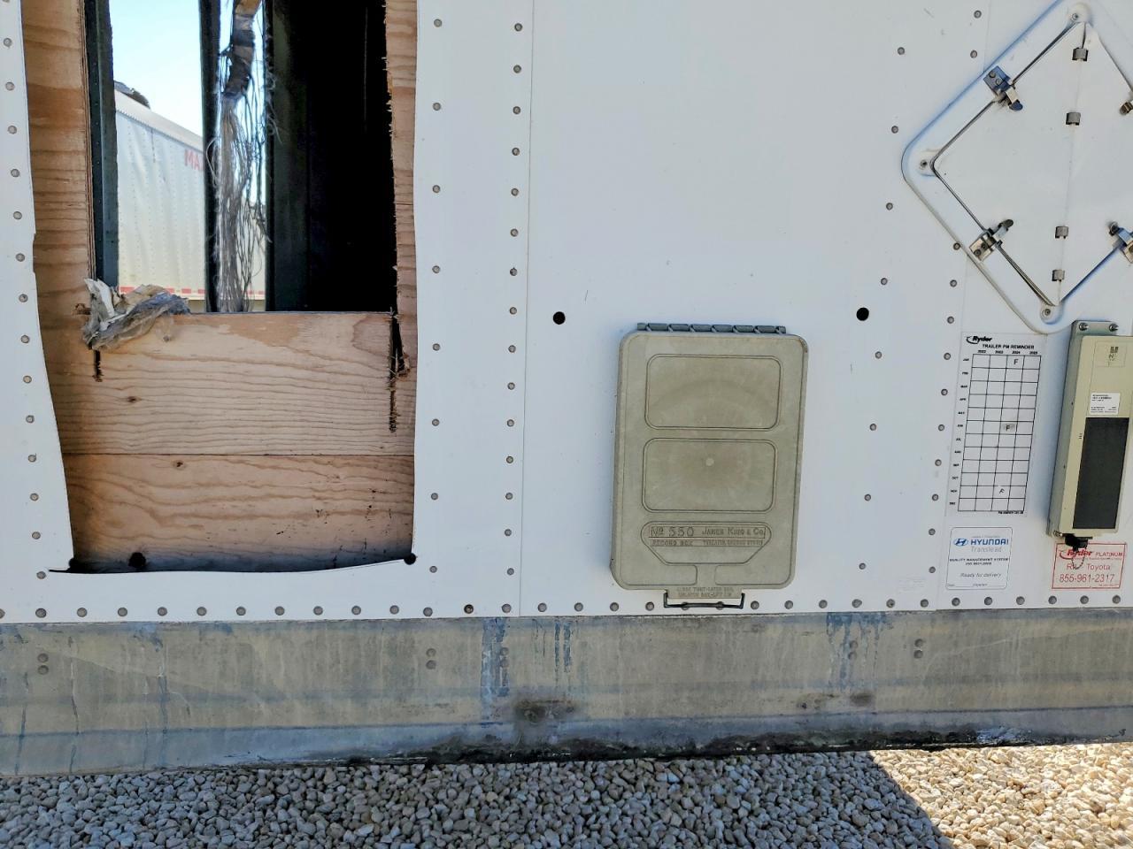 2018 Hyundai Translead VC2530152-AJS DRY Van Trailer