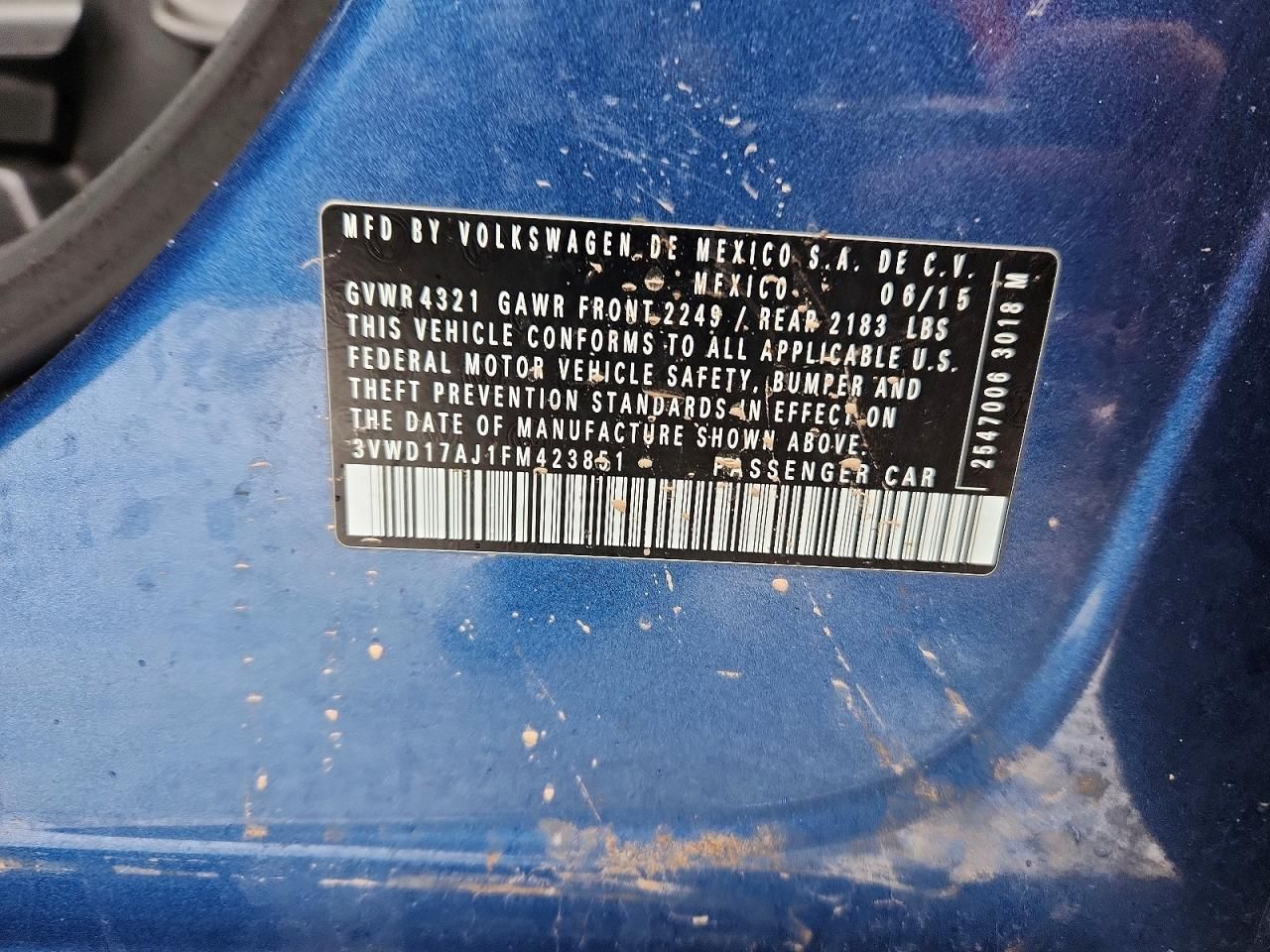 2015 Volkswagen Jetta se