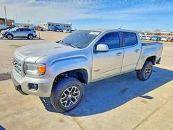 Salvage trucks for sale at Grand Prairie, TX auction: 2016 GMC Canyon SLE