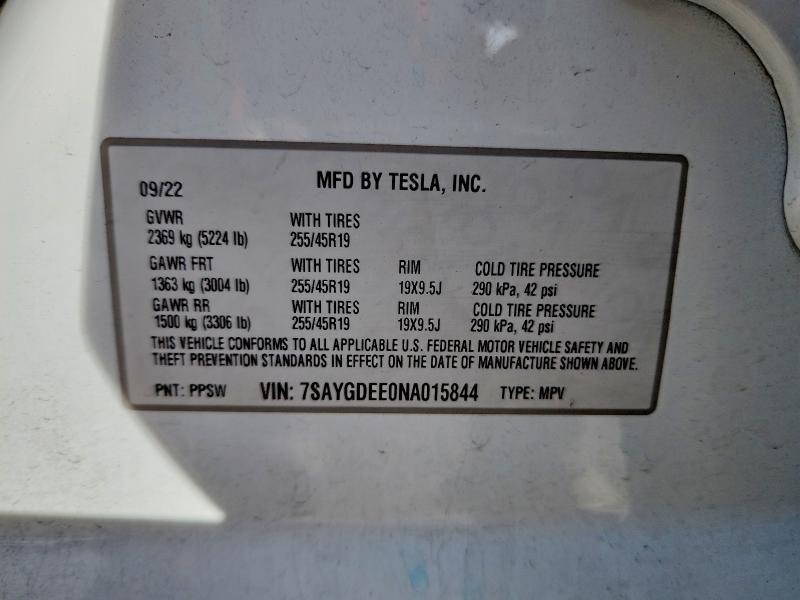 2022 Tesla Model y