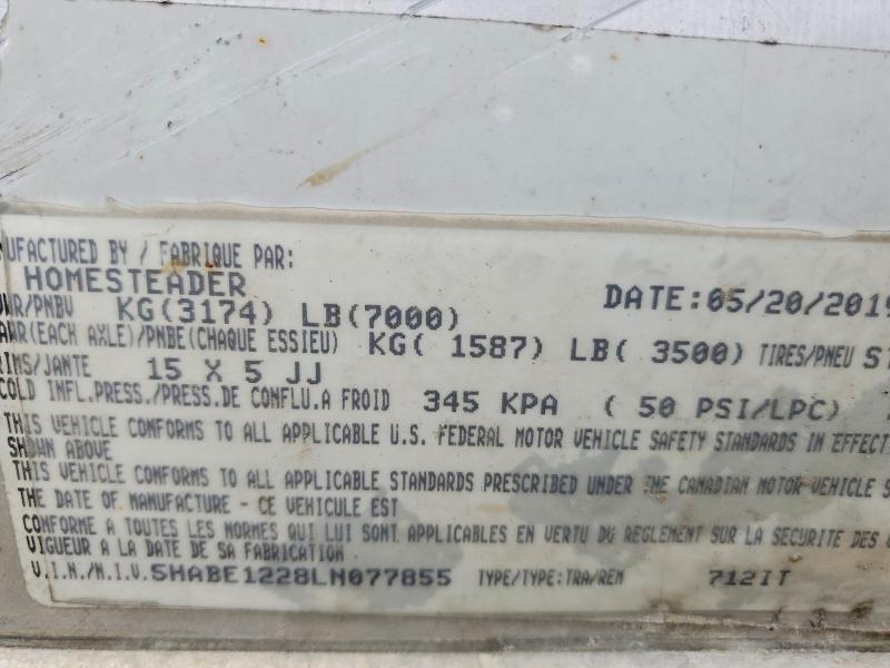 2020 Homeseader 2020 Homesteader 7121t Enclosed Cargo Trailer