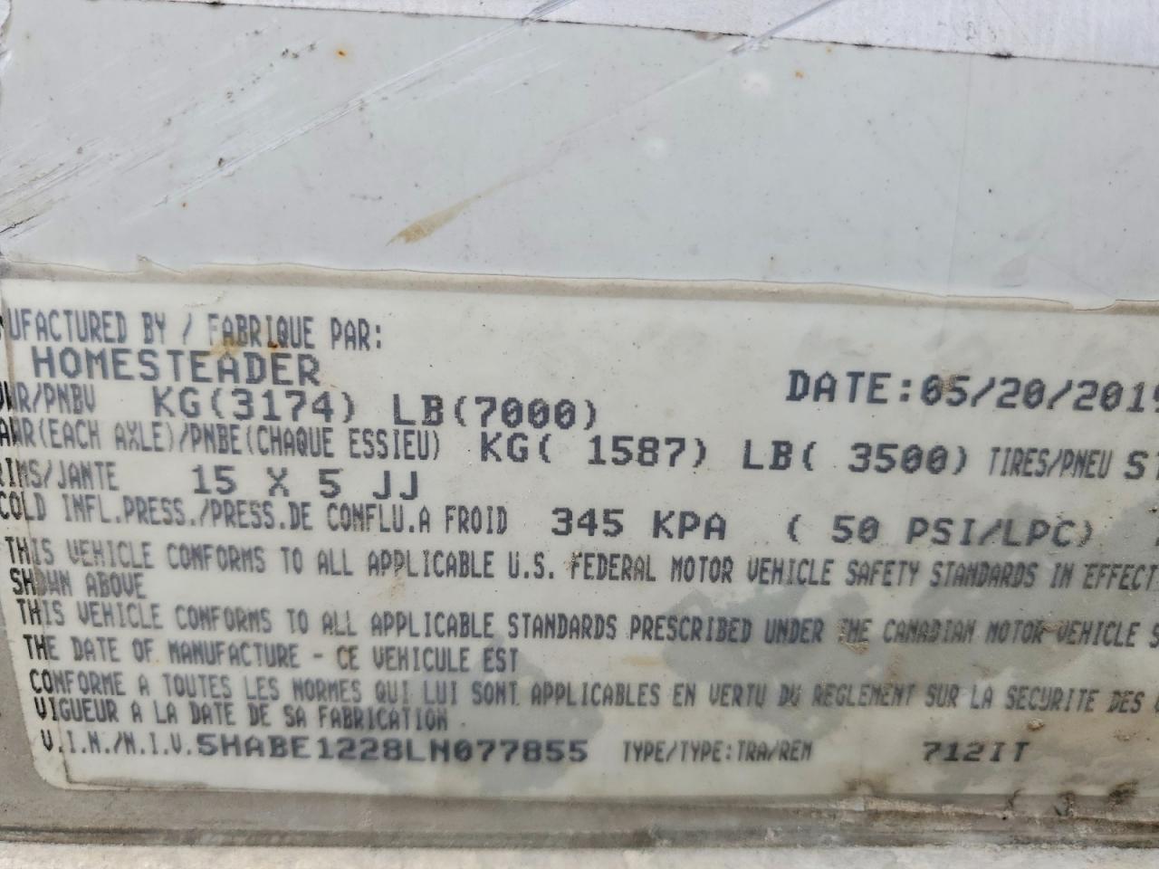 2020 Homeseader 2020 Homesteader 7121T Enclosed Cargo Trailer