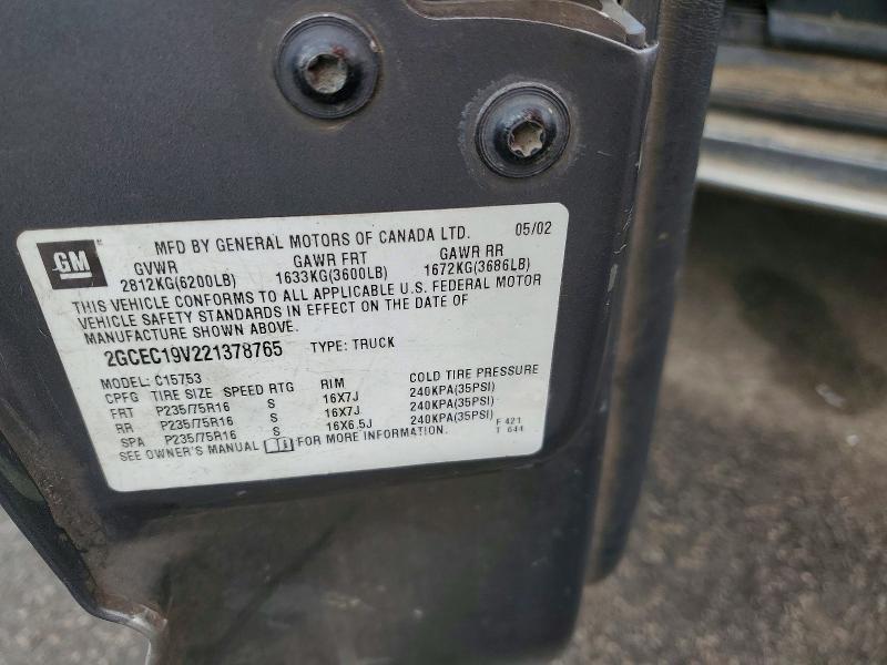 2002 Chevrolet Silverado C1500