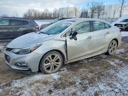 Salvage cars for sale from Copart Copart...: 2016 Chevrolet Cruze Premier