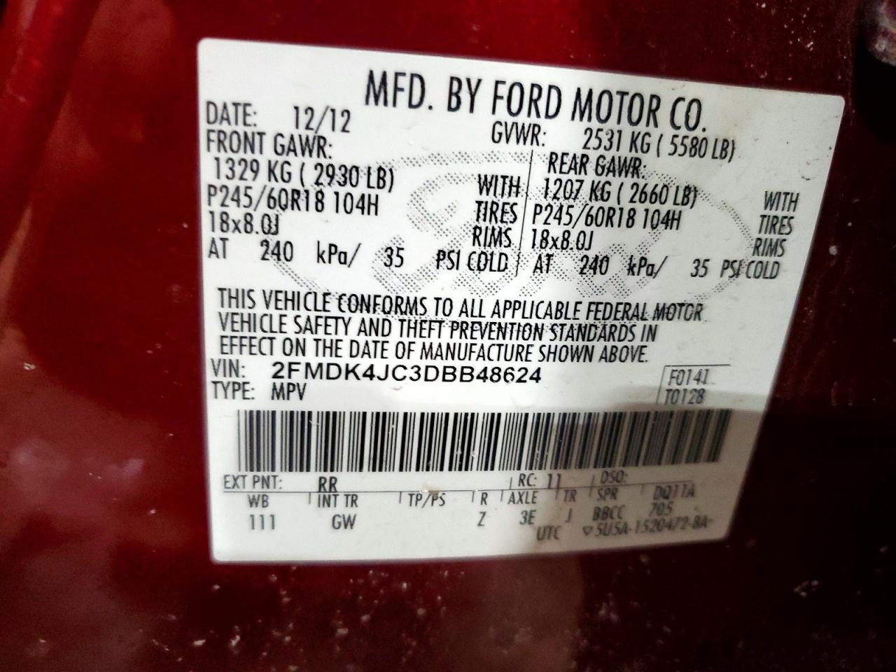 2013 Ford Edge sel
