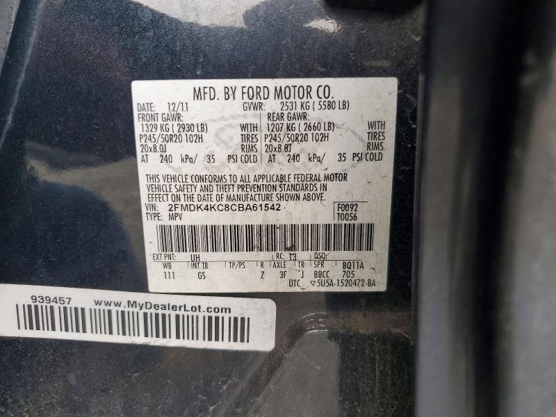 2012 Ford Edge Limited