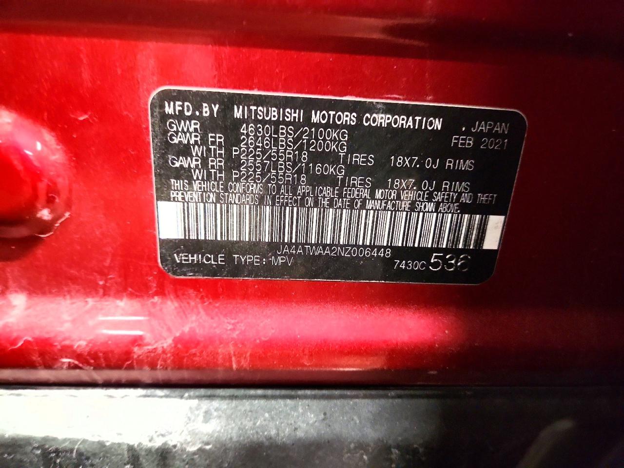 2022 Mitsubishi Eclipse Cross se