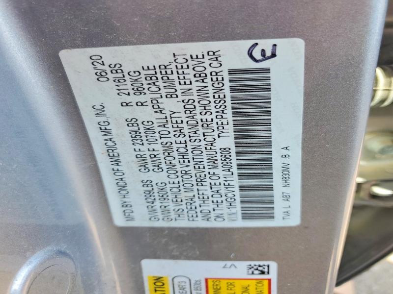 2020 Honda Accord lx