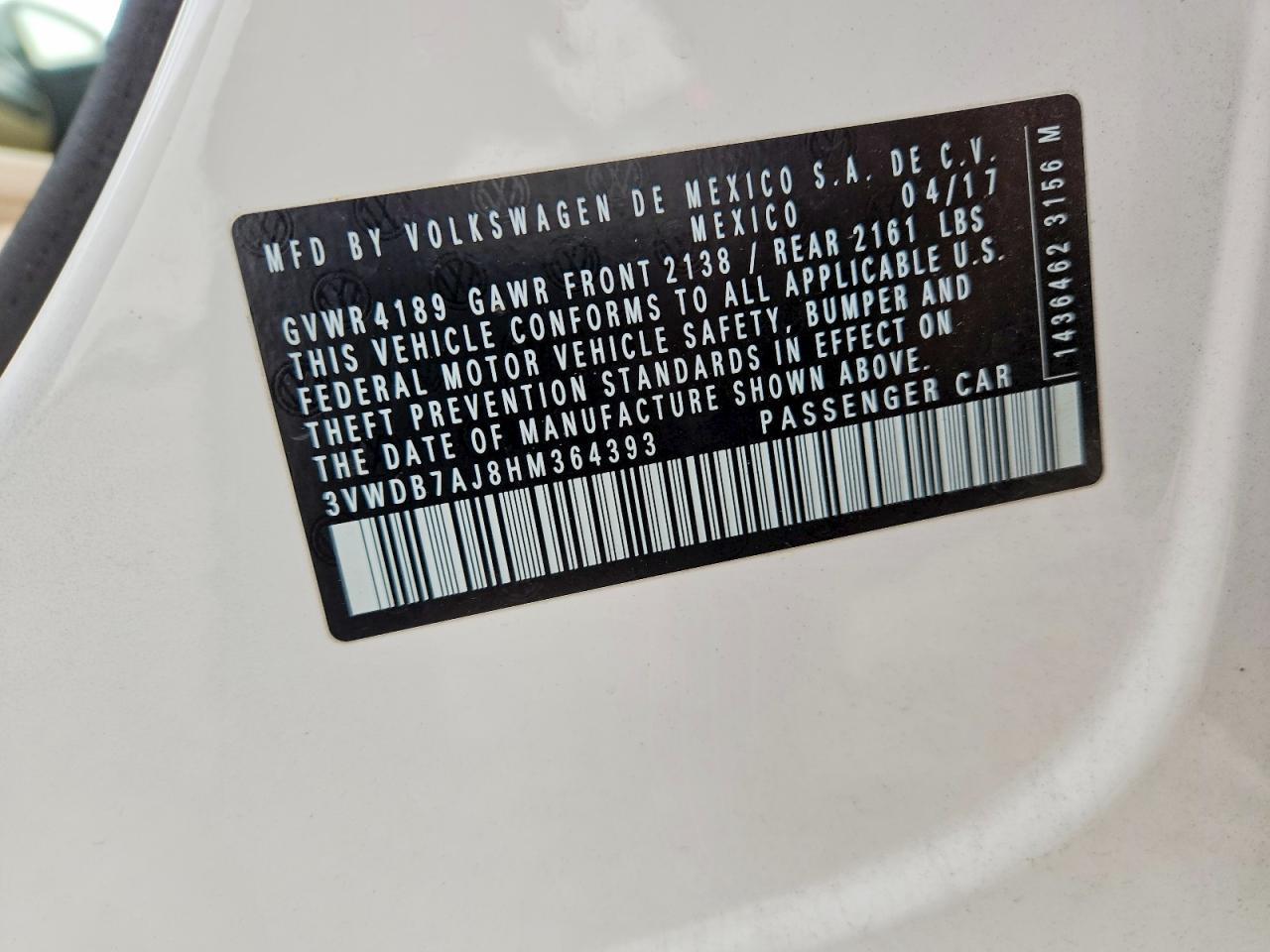 2017 Volkswagen Jetta se