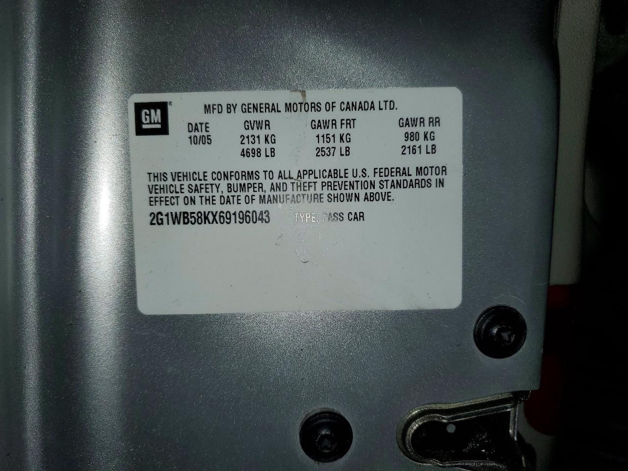 2006 Chevrolet Impala ls