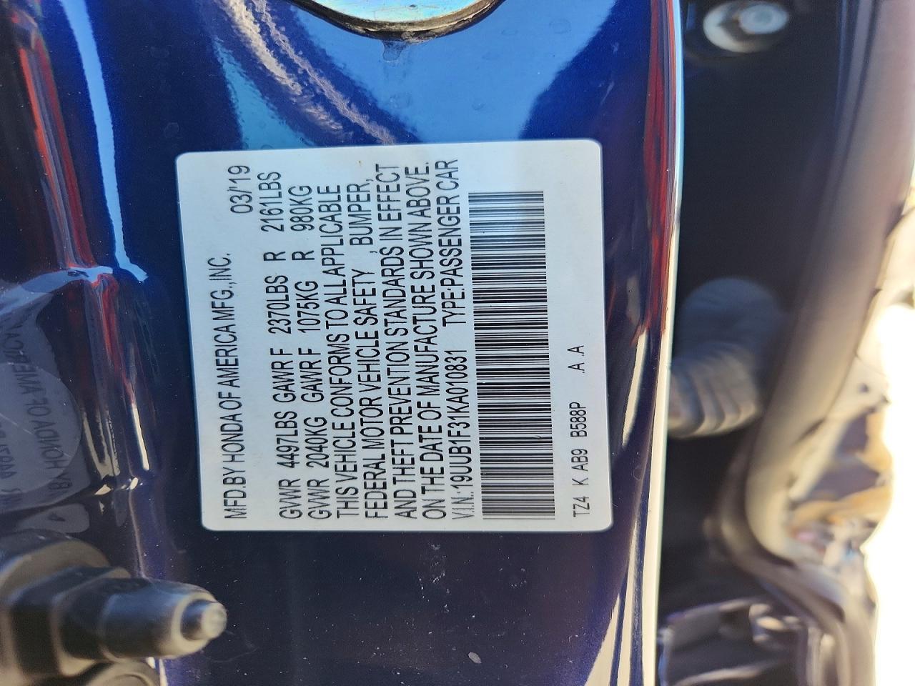 2019 Acura TLX