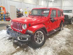Jeep salvage cars for sale: 2020 Jeep Wrangler Unlimited Sahara