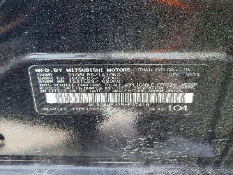 2024 Mitsubishi Mirage G4 es