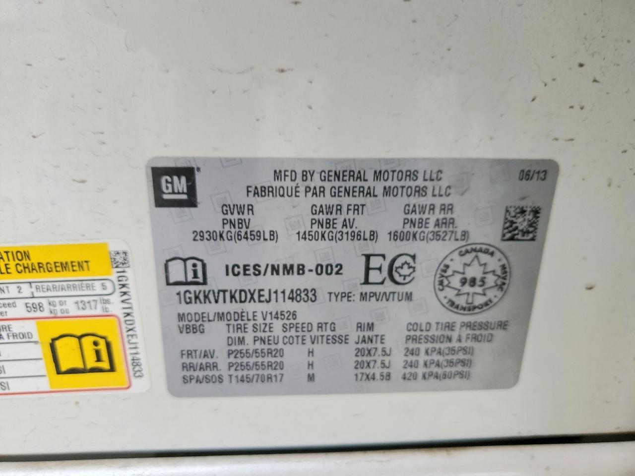 2014 GMC Acadia Denali