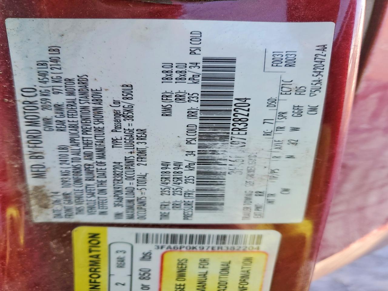 2014 Ford Fusion