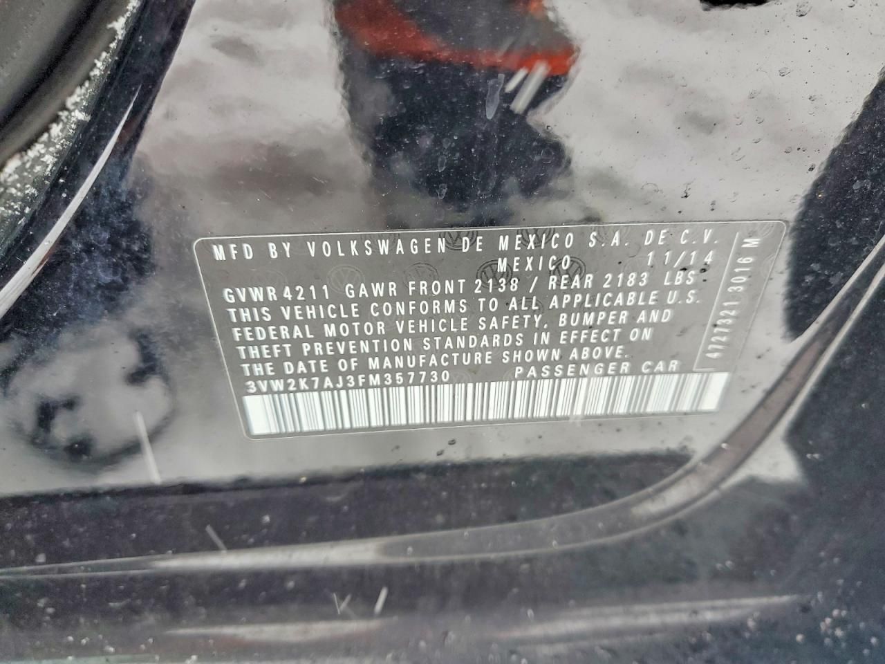 2015 Volkswagen Jetta Base