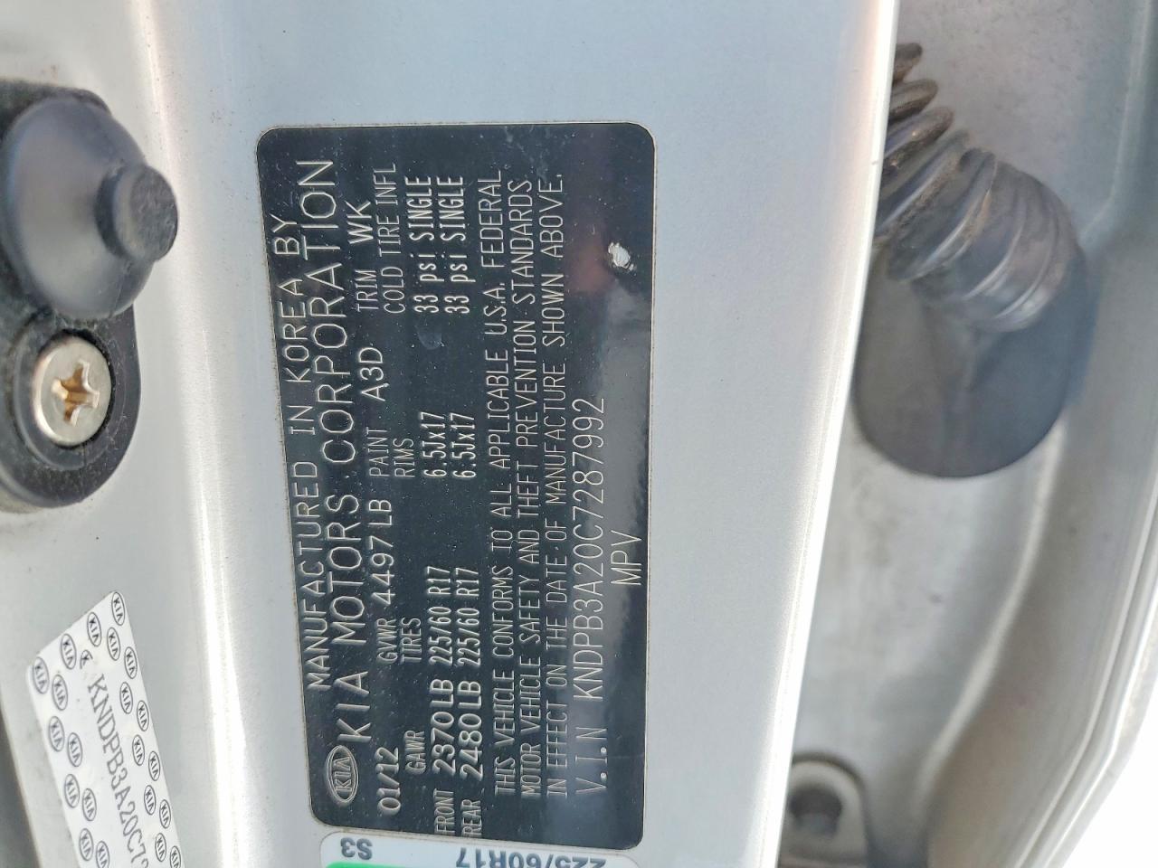 2012 KIA Sportage Base