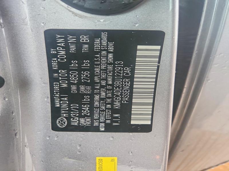 2011 Hyundai Genesis 3.8l