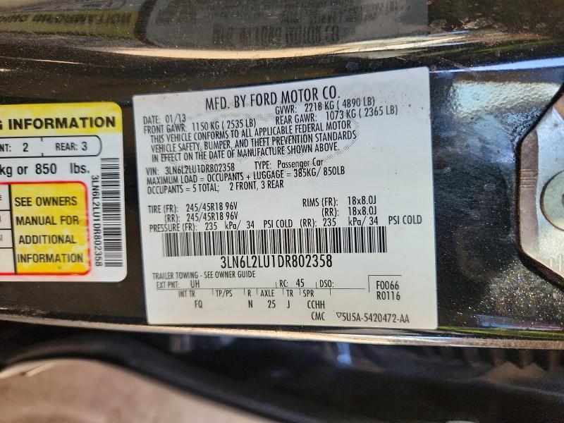 2013 Lincoln Mkz Hybrid