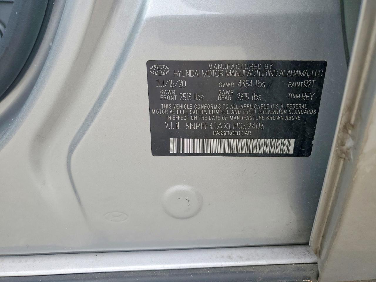 2020 Hyundai Sonata sel