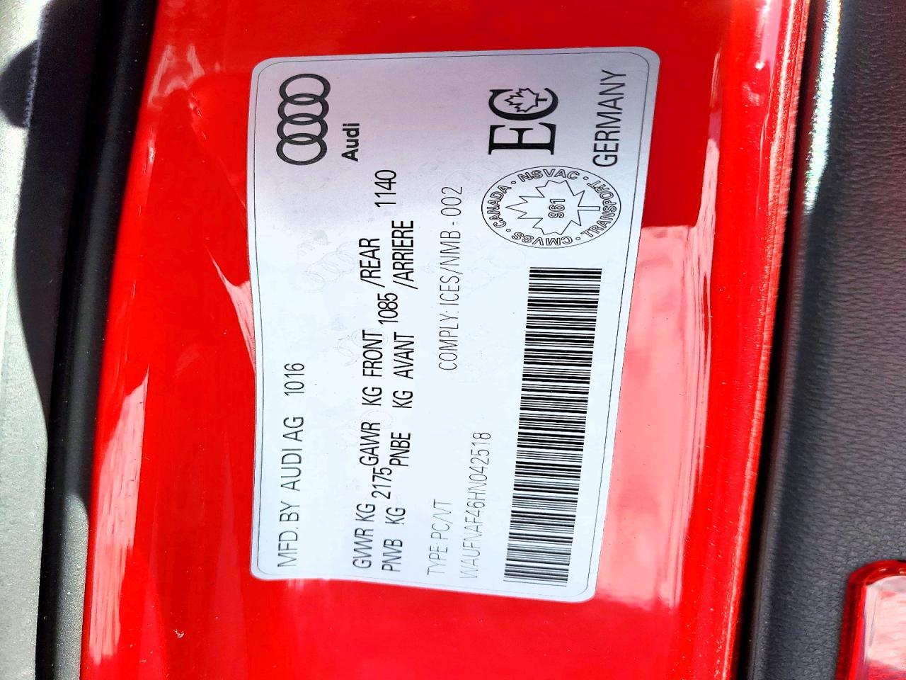 2017 Audi A4 Prestige