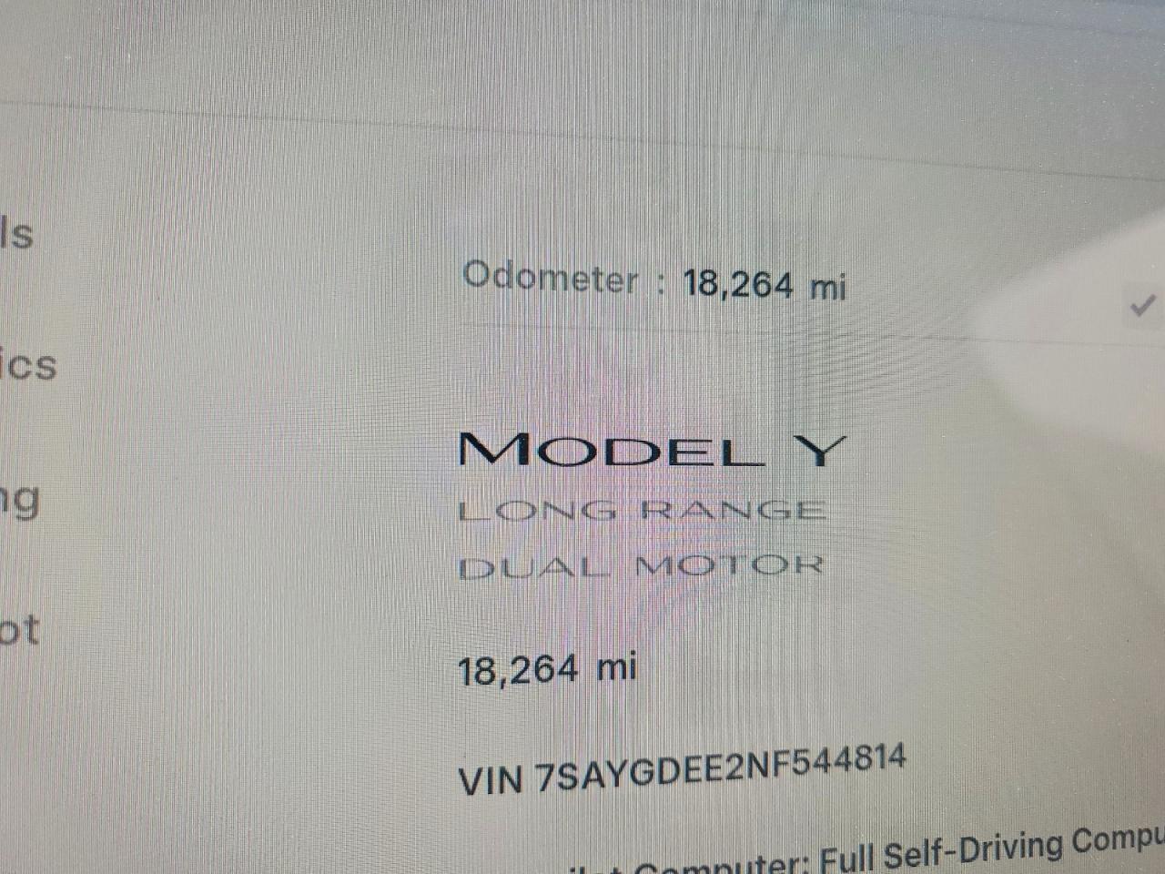 2022 Tesla Model y