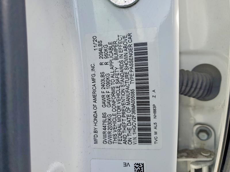 2021 Honda Accord Sport