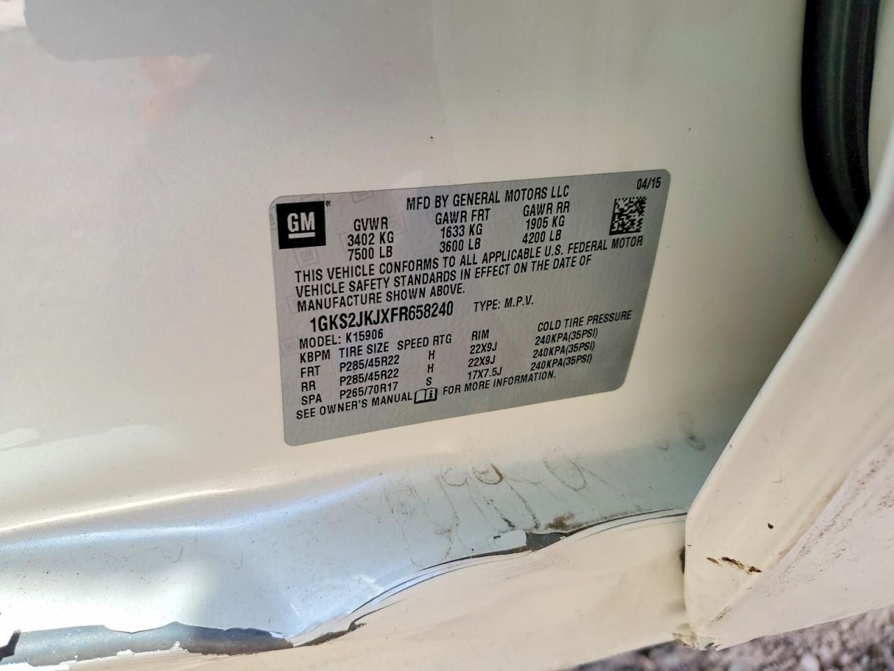 2015 GMC Yukon xl Denali