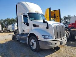Salvage trucks for sale at Hueytown, AL auction: 2017 Peterbilt Tractor 2017 Peterbilt 579 Semi Truck