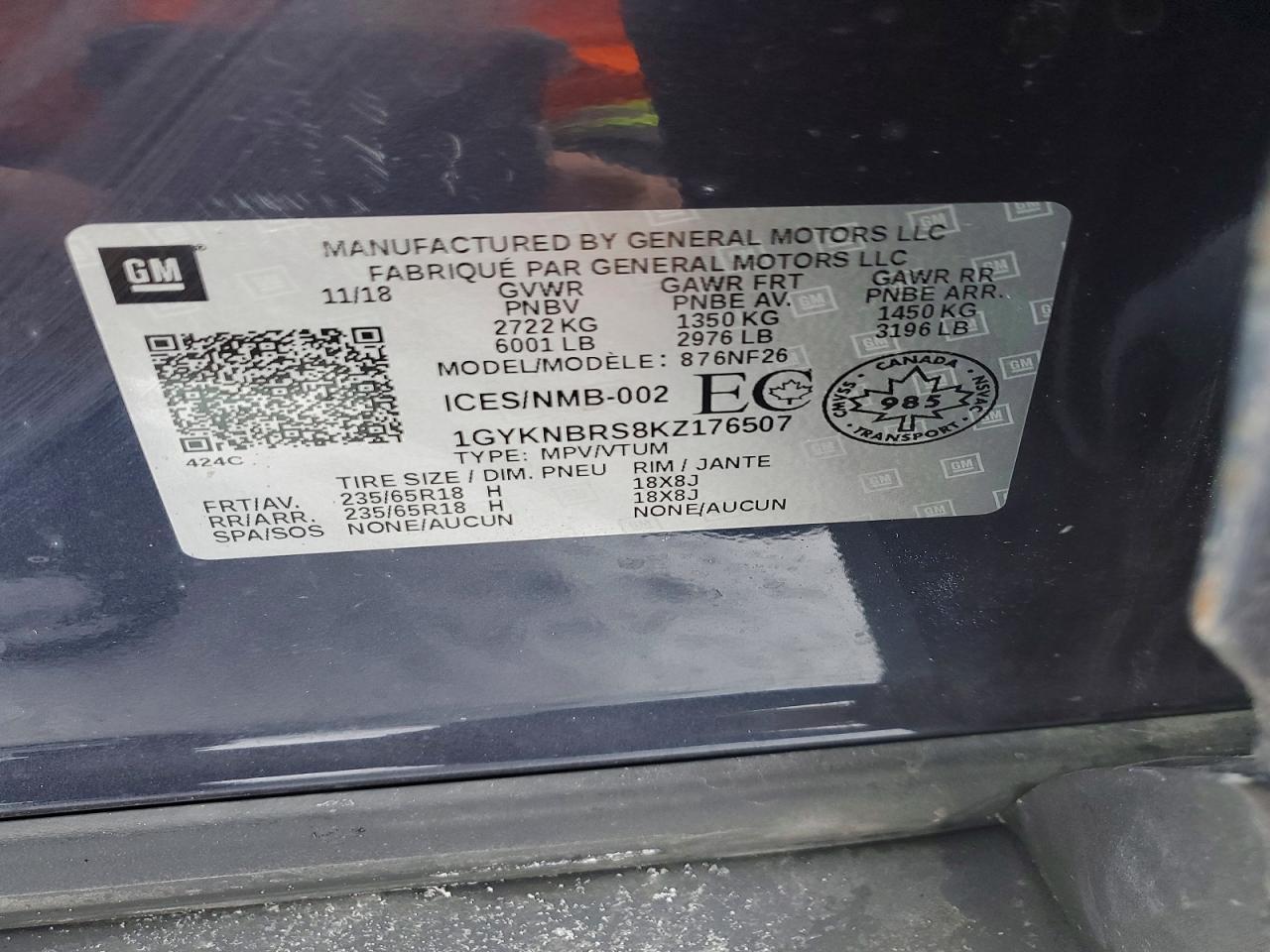 2019 Cadillac XT5