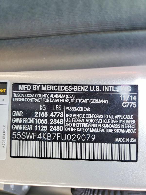 2015 Mercedes-Benz C 300 4matic