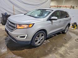 Salvage cars for sale from Copart Candia, NH: 2017 Ford Edge Titanium