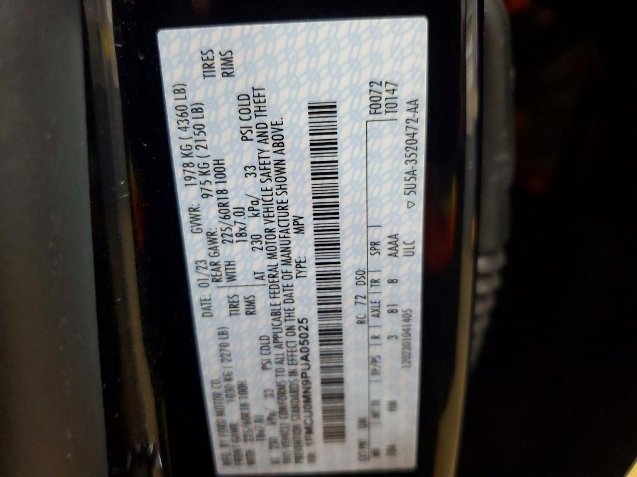 2023 Ford Escape st Line