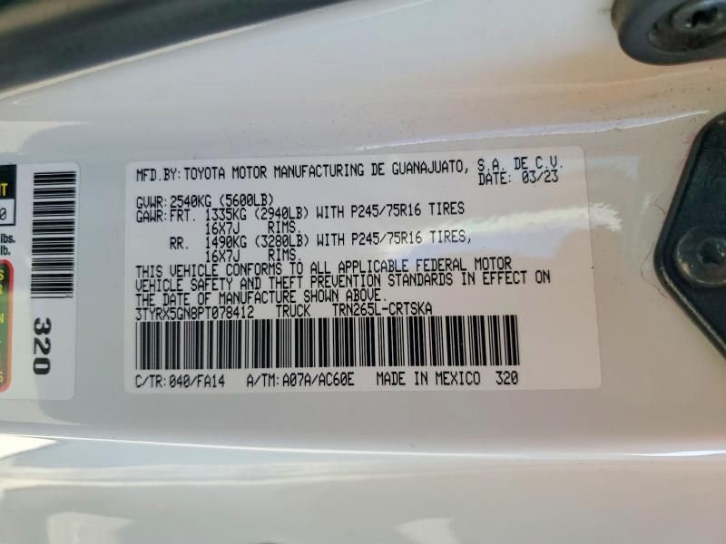 2023 Toyota Tacoma Access cab