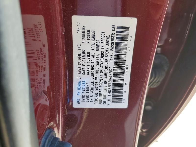 2017 Honda Accord exl