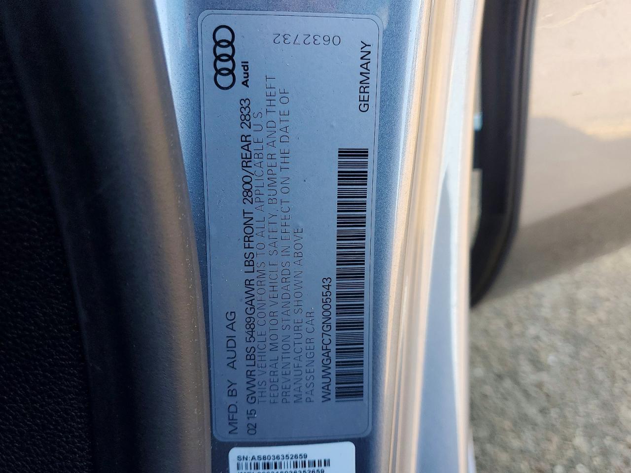 2016 Audi A7 Premium Plus