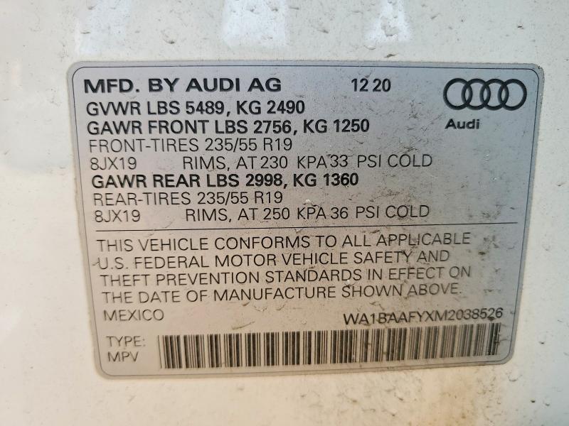 2021 Audi Q5 Premium Plus