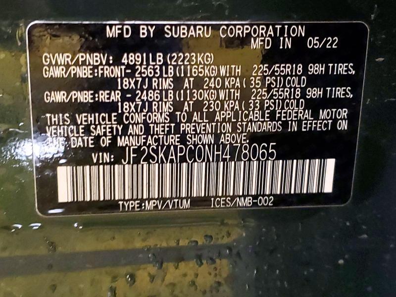 2022 Subaru Forester Limited