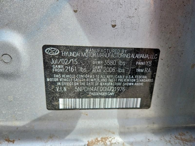 2016 Hyundai Elantra se