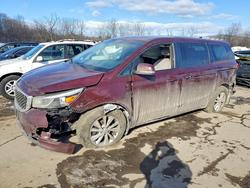 KIA salvage cars for sale: 2017 KIA Sedona lx