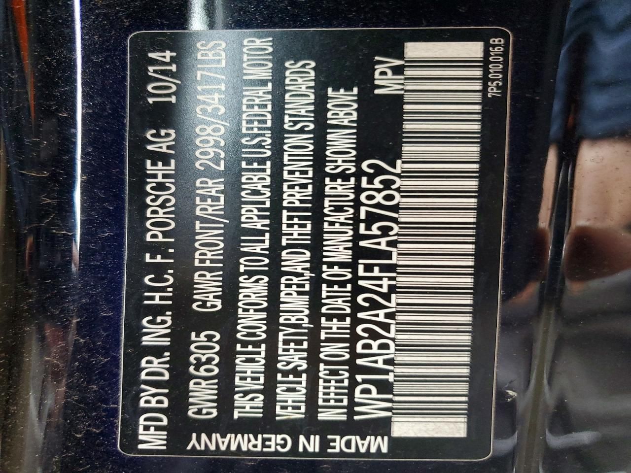 2015 Porsche Cayenne s