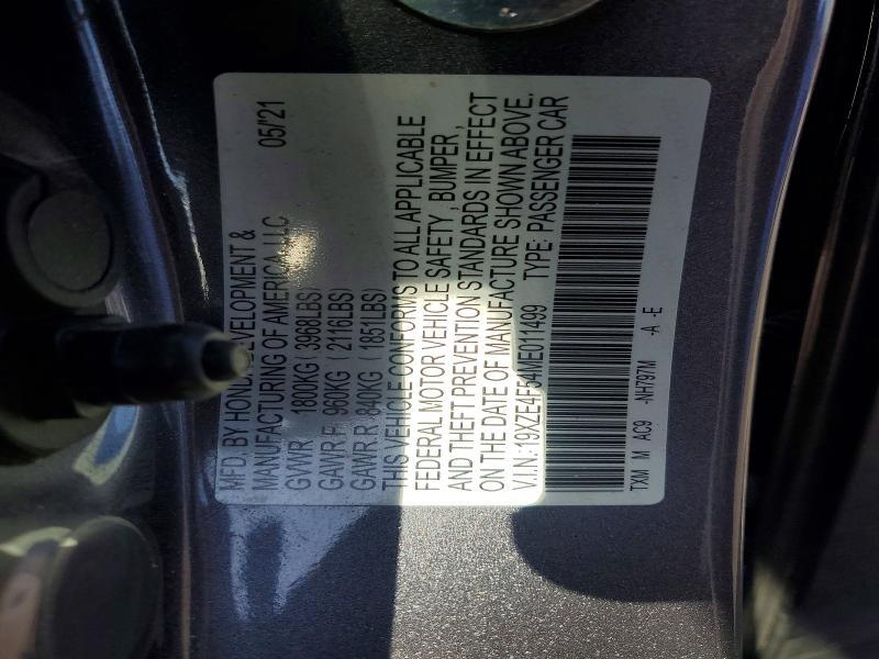 2021 Honda Insight ex