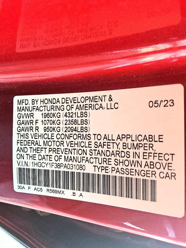 2023 Honda Accord ex