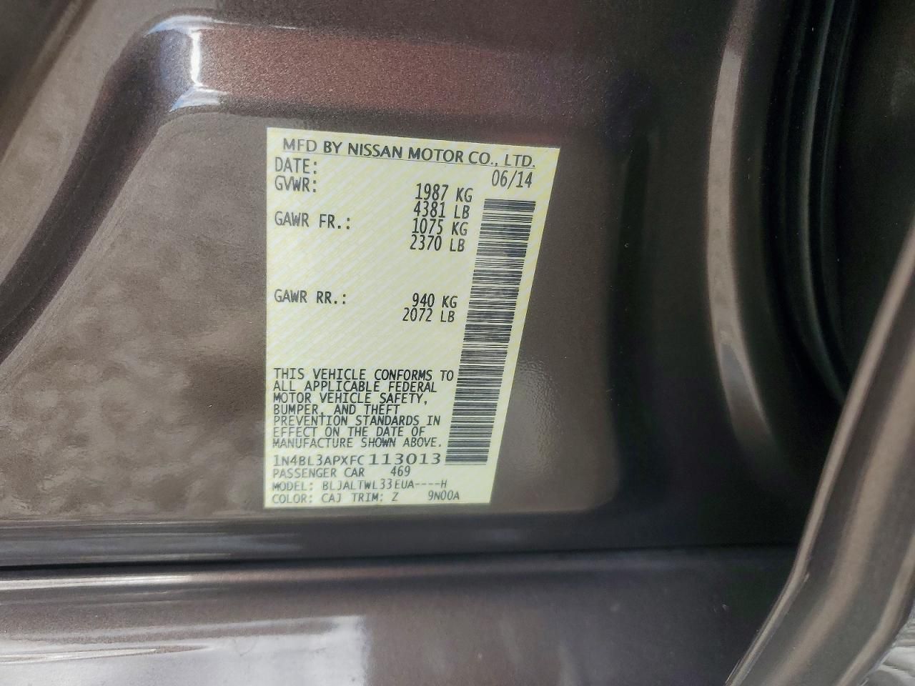 2015 Nissan Altima 3.5s