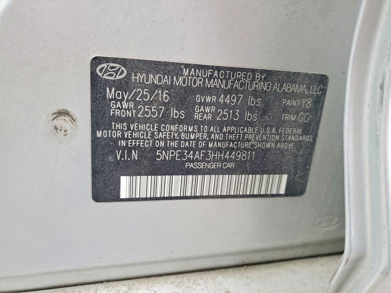 2017 Hyundai Sonata Sport