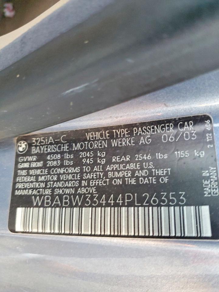 2004 BMW 325 ci