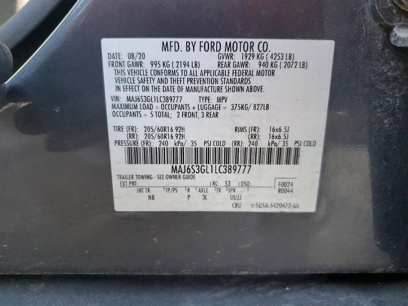 2020 Ford Ecosport se