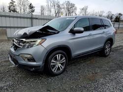 Honda salvage cars for sale: 2016 Honda Pilot exl